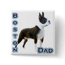Boston Terrier Dad 4 Pins