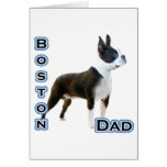 Boston Terrier Dad 4 Greeting Cards