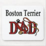 Boston Terrier Dad Gifts Mouse Mats