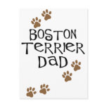 Boston Terrier Dad Post Cards