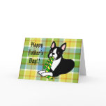 Boston Terrier Daddy 1 Plaid