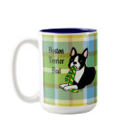 Boston Terrier Daddy 1 Plaid