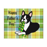 Boston Terrier Daddy with Tie 1