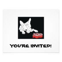Boston Terrier Dinner Invites
