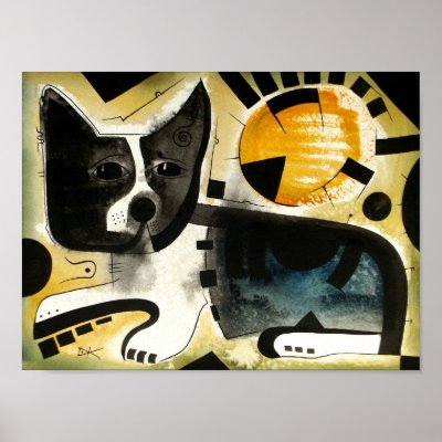 Boston Terrier  dk_2005aug8k Posters by pugcasso