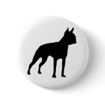 Boston Terrier Dog Gifts (black) Pin