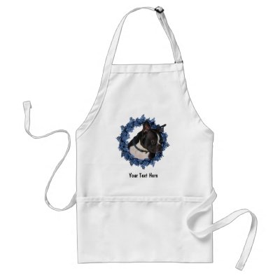 Boston Terrier Dog Photo Barbecue Apron by SmilinEyesTreasures