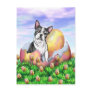 Boston Terrier Easter Surprise Post Card