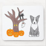 Boston Terrier Fall Mousepad