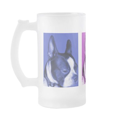 Boston Terrier Frosted Mug by RedRider08