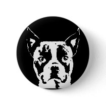 Boston Terrier Gifts - Button