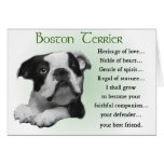 Boston Terrier Gifts Greeting Card