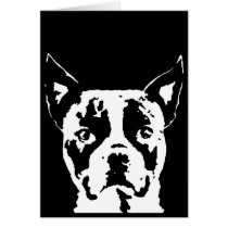 Boston Terrier Gifts - Card