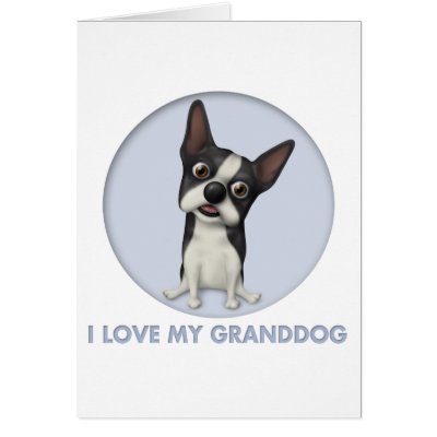 Boston Terrier Granddog by cartoondogs