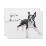 Boston Terrier Invitation
