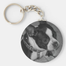 Boston Terrier Key Chain