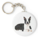 Boston Terrier Keychain