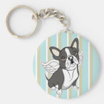 Boston terrier Keychain