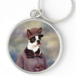 Boston Terrier Keychain Nobility Dogs Gift