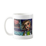Boston terrier lady Valentine Coffee Mug