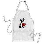 Boston Terrier Love Apron