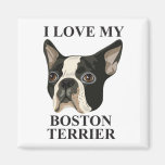 Boston Terrier Love Fridge Magnets
