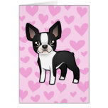 Boston Terrier Love Greeting Card