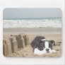 Boston Terrier Mousepad Sandcastles