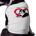 Boston Terrier Mum & High Heels Cartoon pet clothing