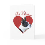 Boston Terrier My Valentine Card