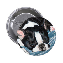 Boston Terrier Nap Pins