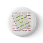 Boston Terrier Naughty or Nice - Button