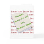 Boston Terrier Naughty or Nice Greeting Cards