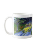 Boston Terrier nighttime car ride Coffee Mugs