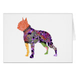 Boston Terrier Patchwork Pet Card