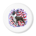 Boston Terrier Patriot Refrigerator Magnets