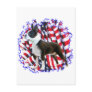 Boston Terrier Patriot Postcard