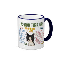 Boston Terrier Property Laws 4 Mug