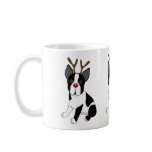 Boston Terrier Reindeer Mugs