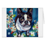 Boston Terrier Shredder mischief Cards