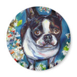 Boston Terrier Shredder mischief Refrigerator Magnet