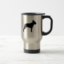 Boston Terrier Silhouette Coffee Mug
