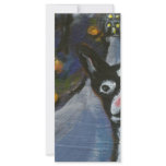 Boston Terrier spooky halloween Rack Card
