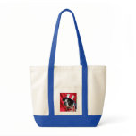 Boston Terrier Uncle Sam Tote Bag