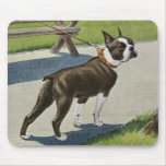 Boston Terrier Vintage Mousepad
