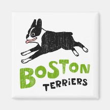 Boston Terriers Fridge Magnets