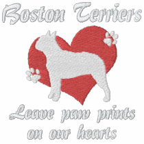 Boston Terriers Leave Paw Prints