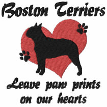 Boston Terriers Leave Paw Prints