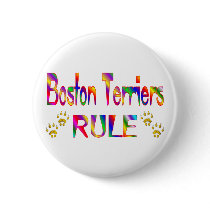 Boston Terriers Rule Pin