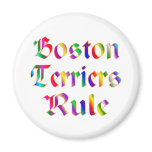 Boston Terriers Rule Magnets